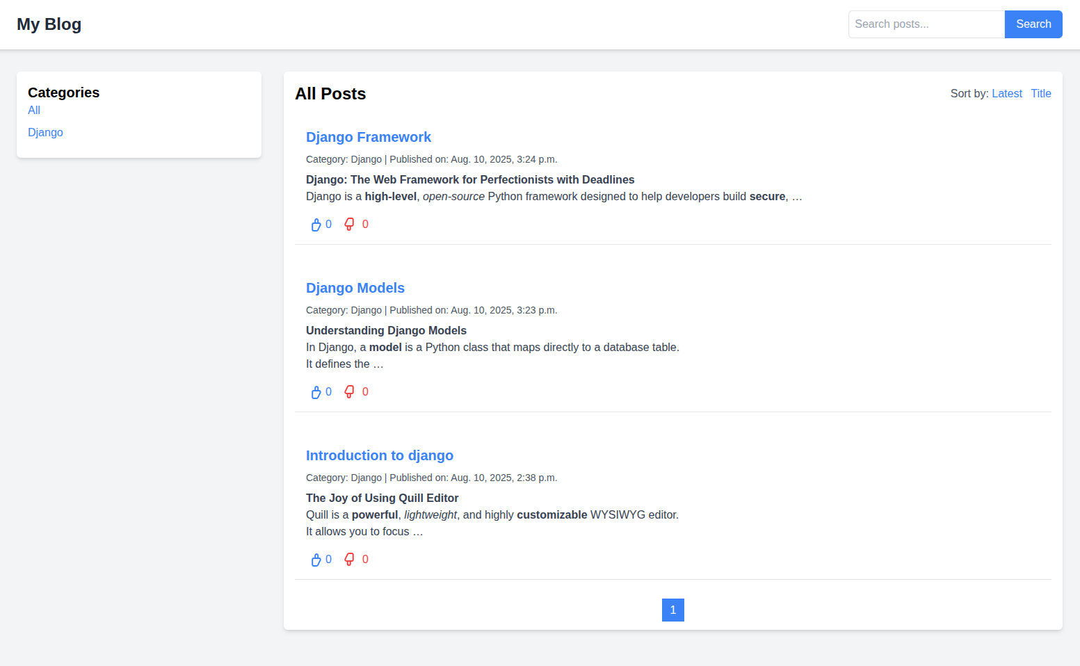 Blog Platform